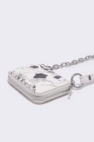 Cartera rectangular piel Ruta 66 blanca