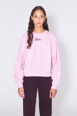 Sudadera ajustada rosa