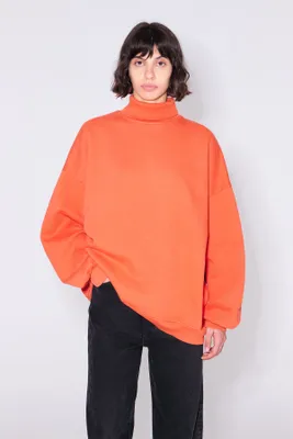 Sudadera oversize coral