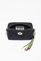 Bolso bandolera S nylon negro