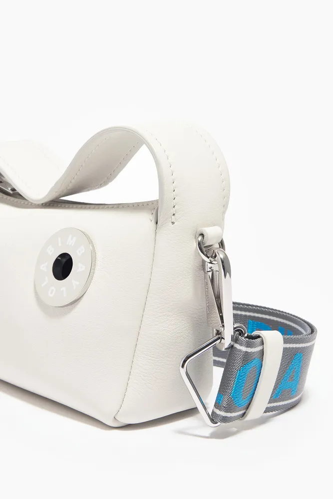 Bolso hobo piel blanco