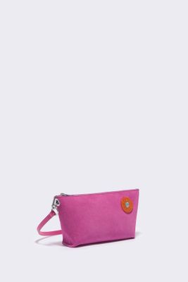 Bolso bandolera XS piel fucsia