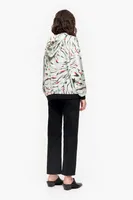 Cazadora bomber fluida print Butterfly Wing menta