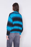 Jersey lana rayas azul y negro