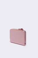 Monedero rectangular cocodrilo rosa