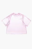 Camiseta brillo rosa