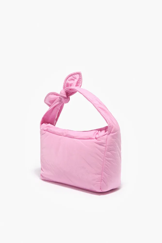 Bolso hobo XS nylon rosa