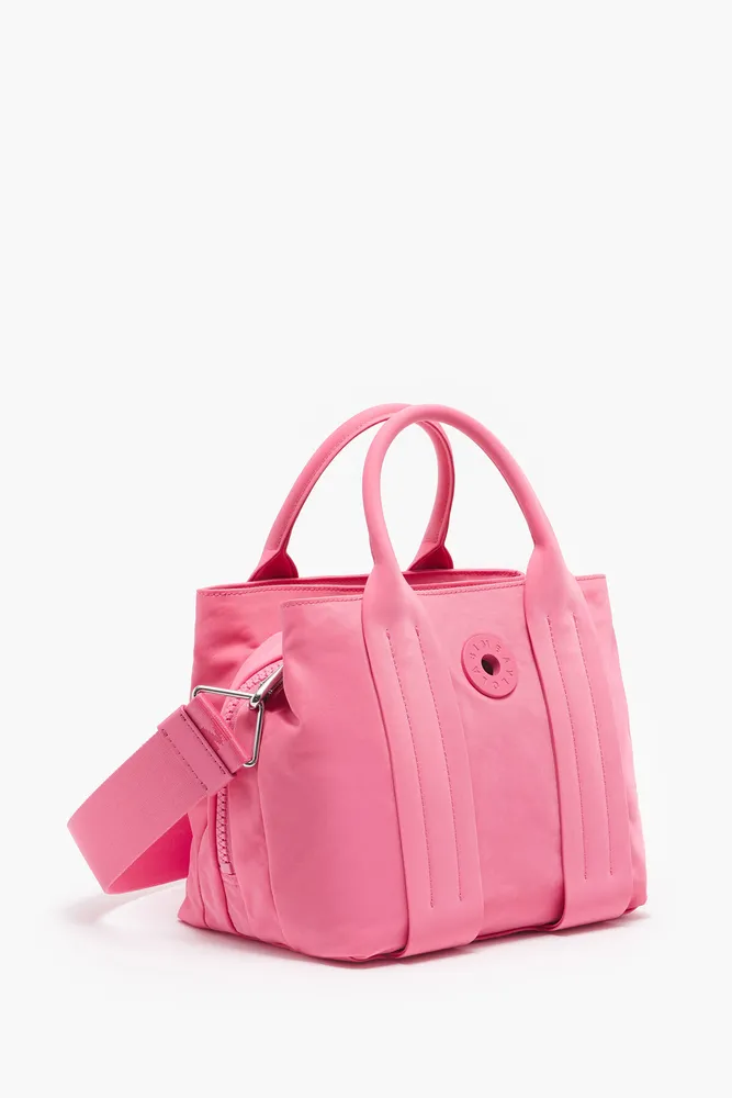 Bolso tote M nylon rosa