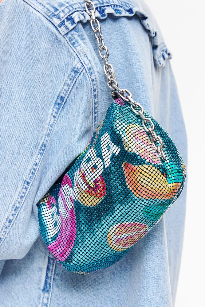 Bolso trenzado BIMBA Y LOLA multicolor