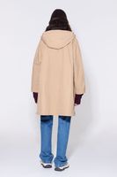 Gabardina evasé camel