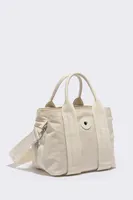 Bolso shopper M nylon hueso