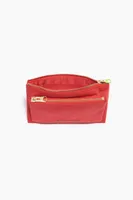 Cartera doble nylon roja