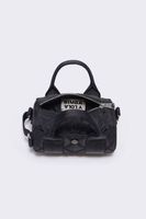 Bolso barril S nylon acolchado negro