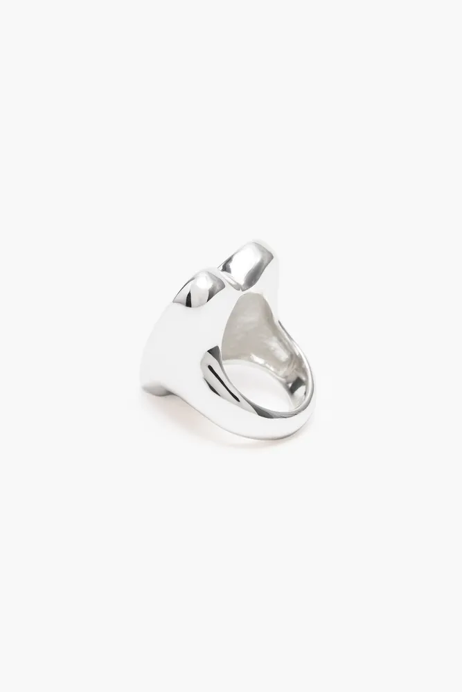 Anillo corazón lila