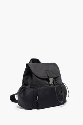 Mochila M nylon negra