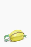 Bolso Pelota S piel amarillo