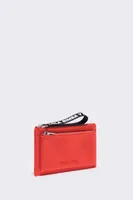 Cartera doble nylon roja