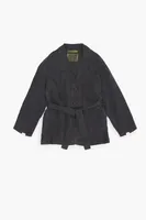 Blazer oversize negro lavado