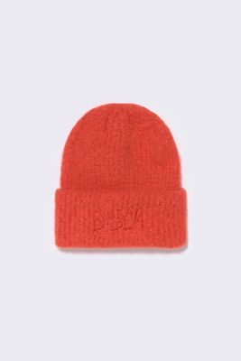 Gorro punto naranja