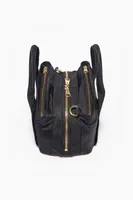 Bolso tote S nylon negro