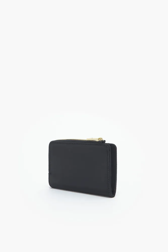 Cartera rectangular nylon negra