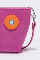 Bolso bandolera XS piel fucsia