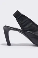 Zapato salón piel negro