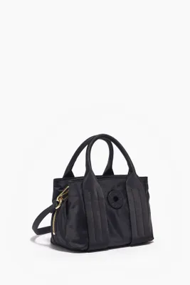 Bolso tote S nylon negro