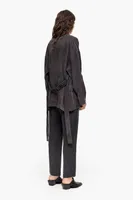 Blazer oversize negro lavado