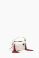 Bolso hobo XS piel blanco roto