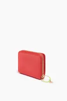 Cartera solapa nylon roja