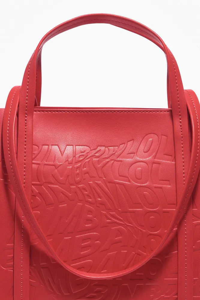 Bolso shopper L rojo