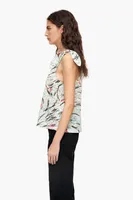 Camiseta print Butterfly Wing menta