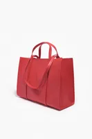 Bolso shopper L rojo