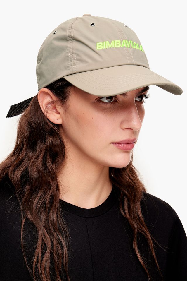 Gorra nylon beige