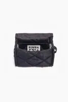 Bolso bandolera S nylon solapa negro