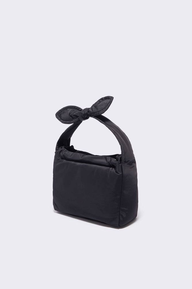 Bolso hobo nylon negro