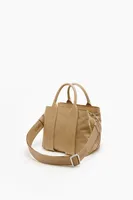 Bolso tote M nylon tostado