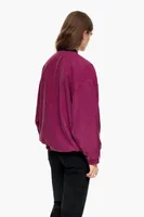 Cazadora bomber cupro vichy fucsia