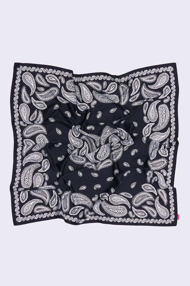 Pañuelo Paisley negro