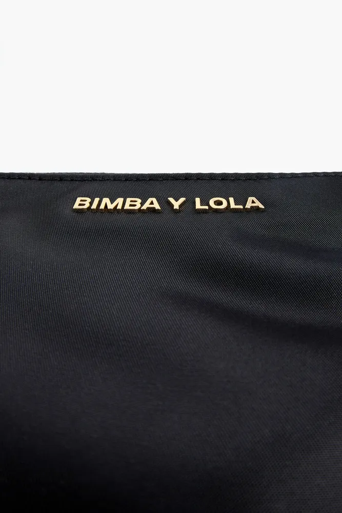 Bimba y Lola: Monedero ovalado negro Mujer