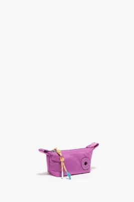 Monedero trapecio nylon rosa