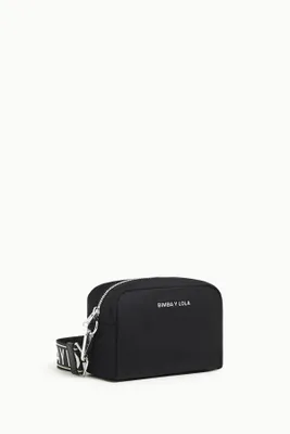 Bolso bandolera S nylon negro