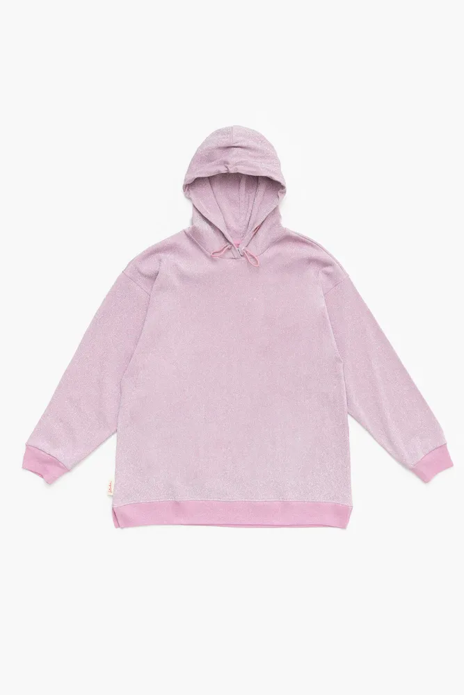 Sudadera algodón rosa