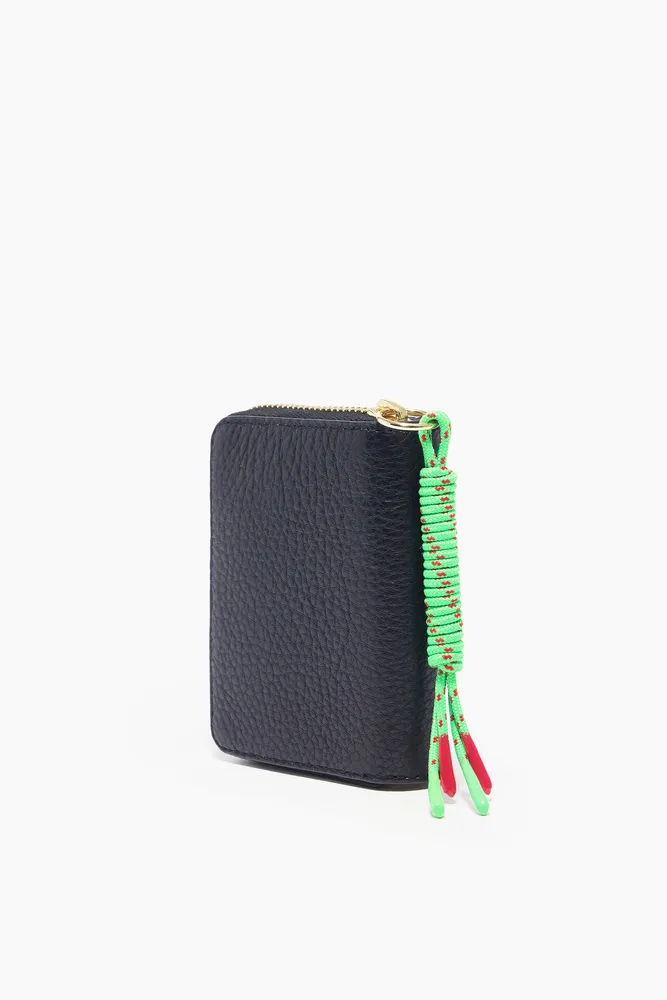 Cartera piel negra