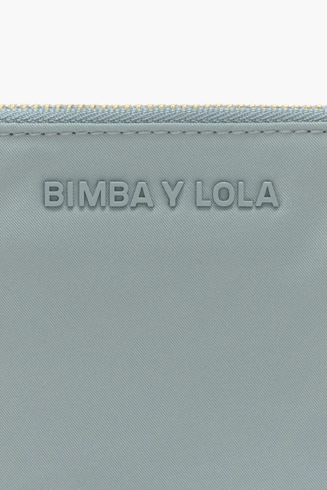 Bimba y Lola: Monedero ovalado nylon verde agua Mujer