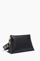 Bolso trapecio piel negro