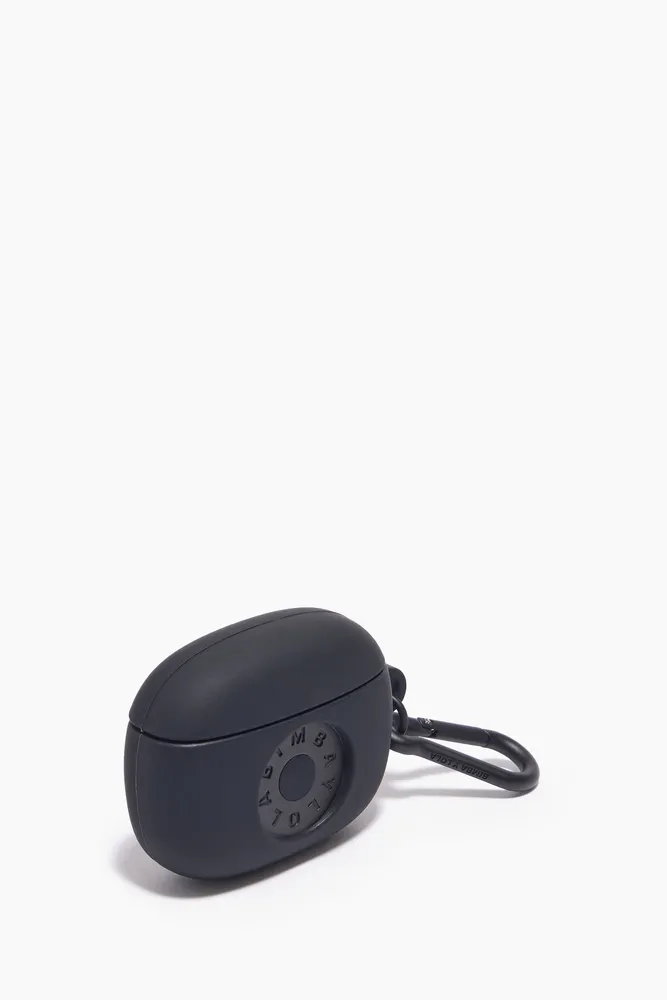 Estuche AirPods silicona logo negro