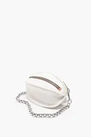 Bolso Pelota S piel blanco