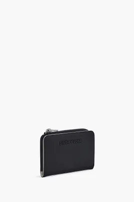 Monedero rectangular nylon negro